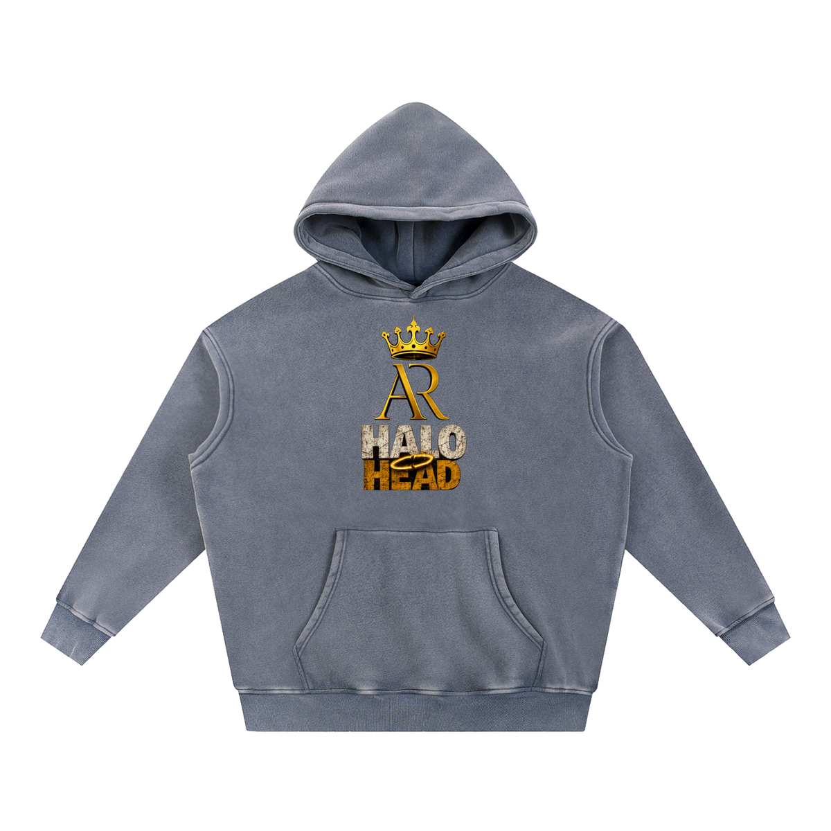 AR Halo Head: Snow Wash Fleece Oversize Hoodie
