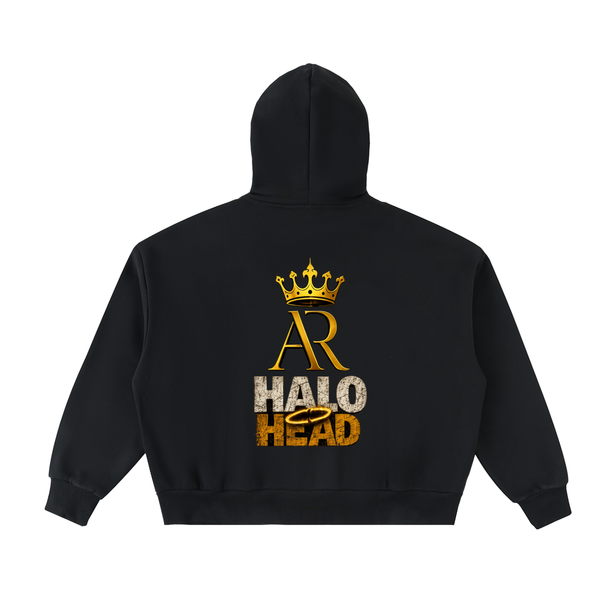 Halo Head: Holy Crap Fleeced Full-Zip Boxy Hoodie