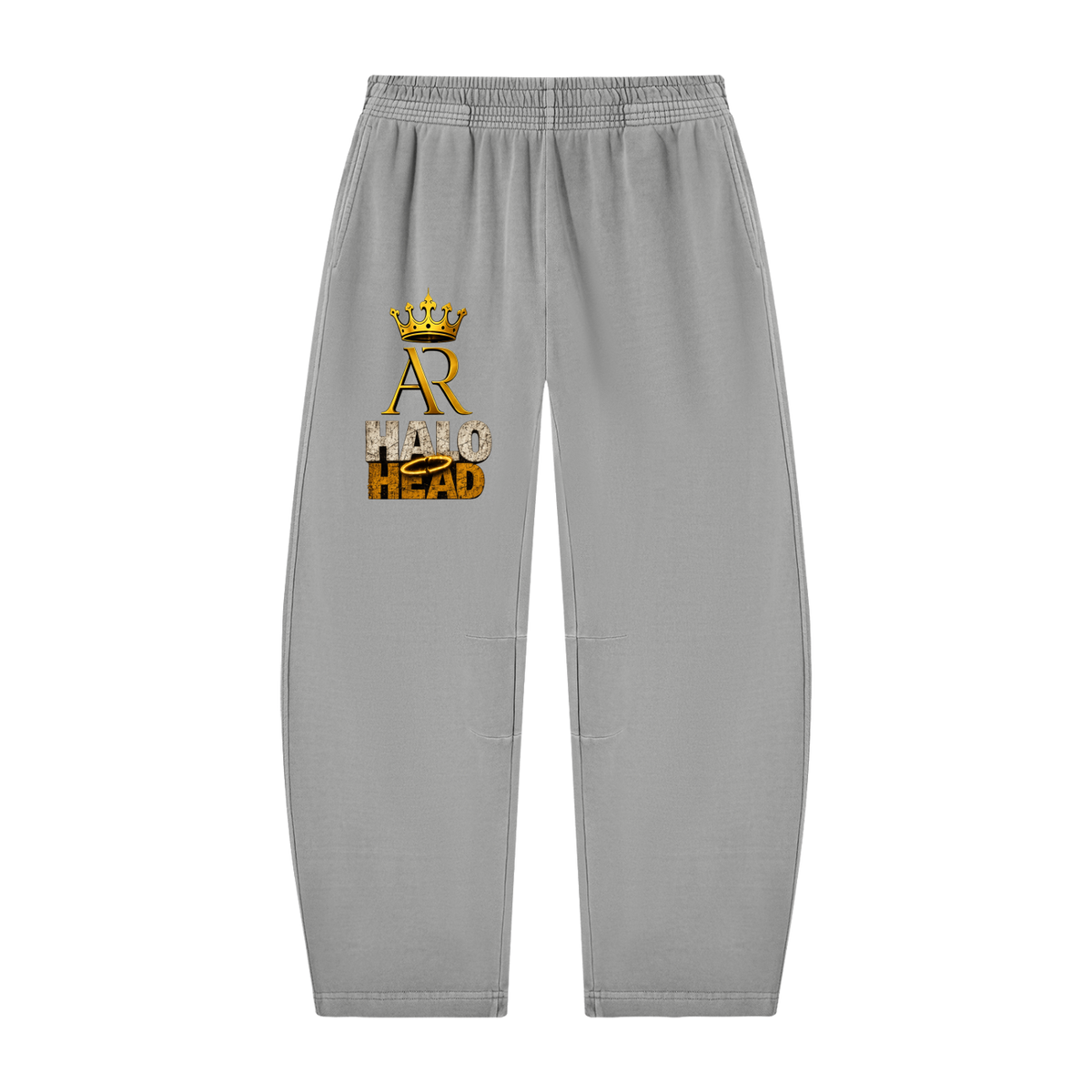 Unisex Vintage Washed Barrel Leg Sweatpants