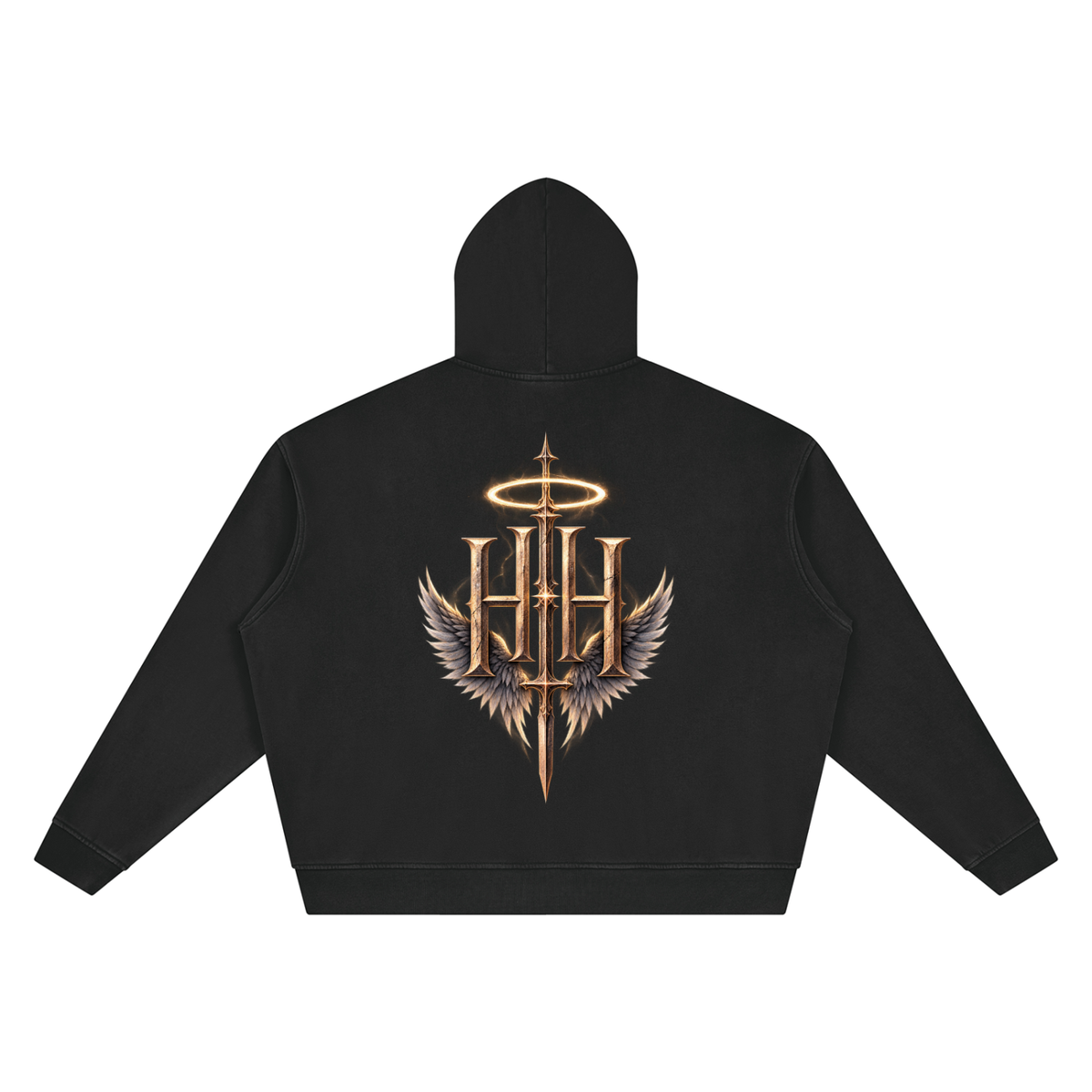 Unisex Vintage Wash Boxy Hoodie