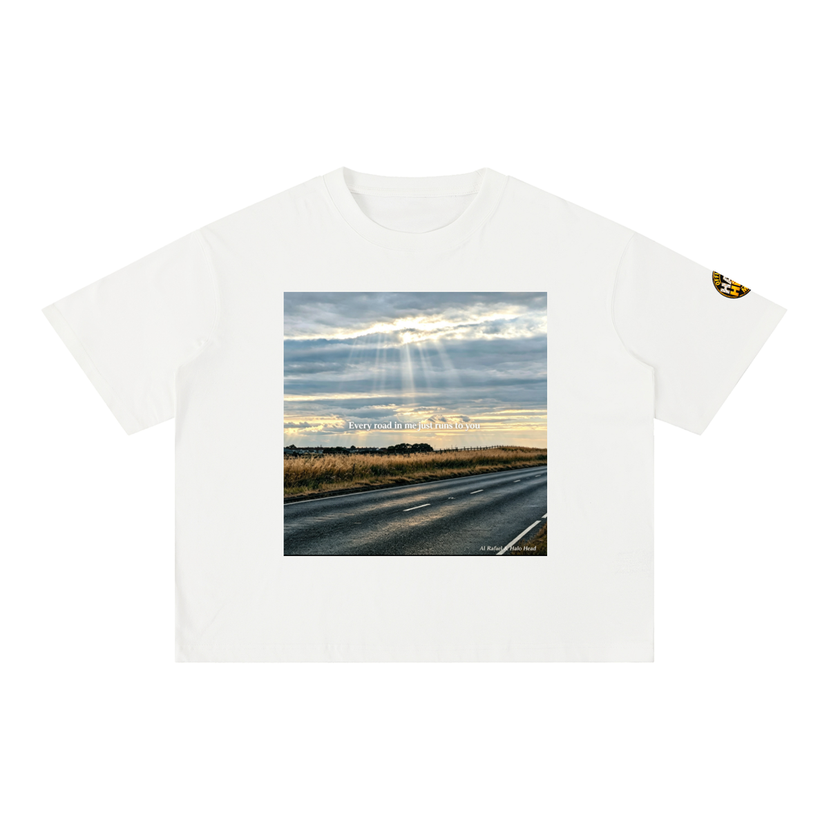 Halo Head Entangled Mineral Wash Boxy Cotton T-Shirt