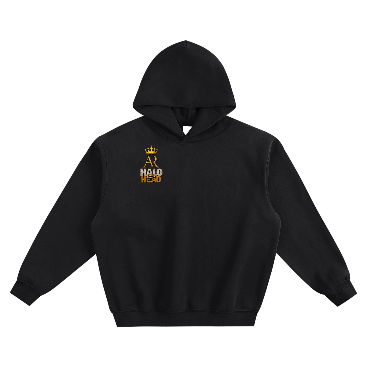 AR Halo Head Fleeced Boxy Hoodie
