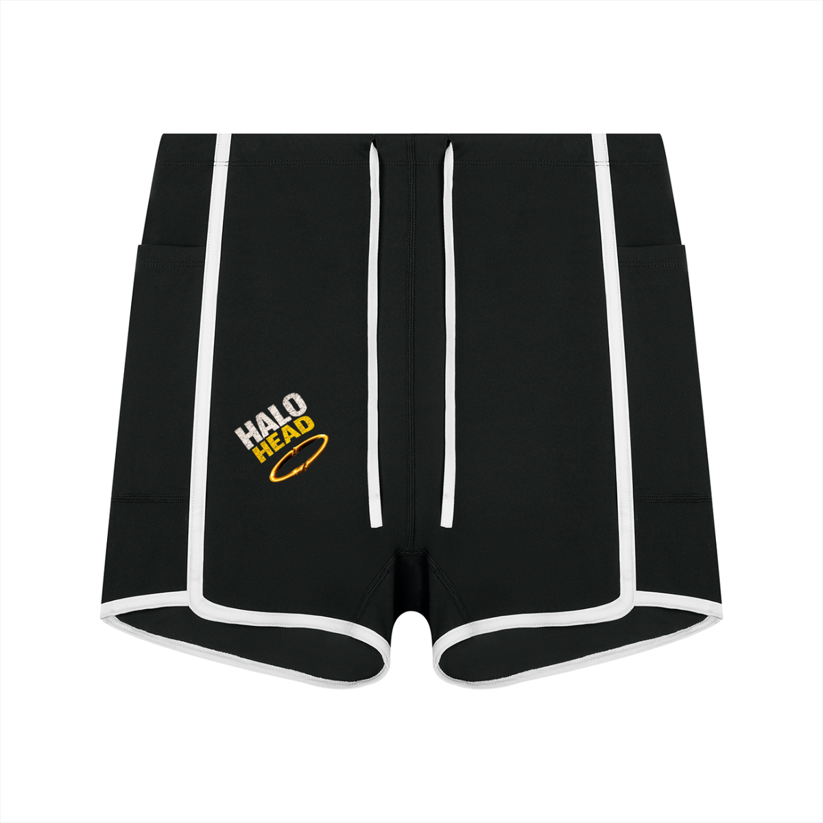 Women's High Rise Color Block Yoga Shorts