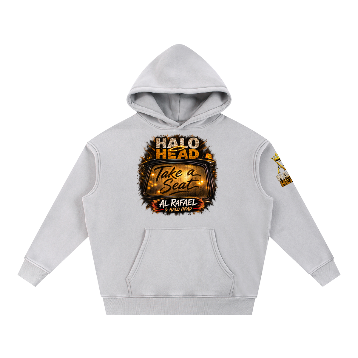 Snow Wash Fleece Oversize Hoodie
