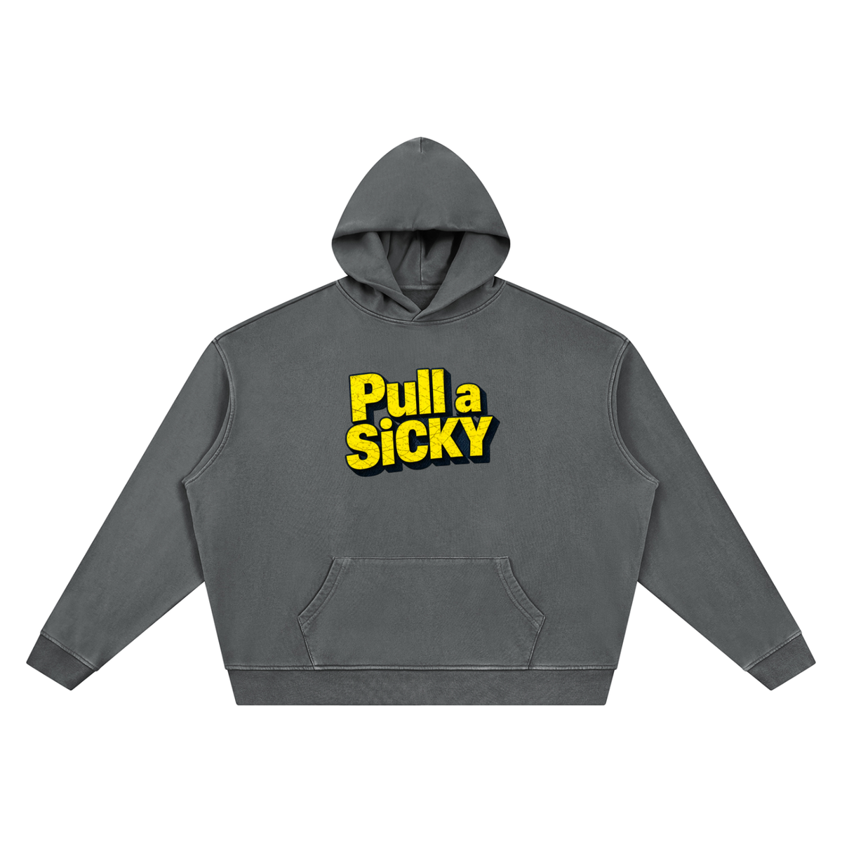 Unisex Vintage Wash Boxy Hoodie