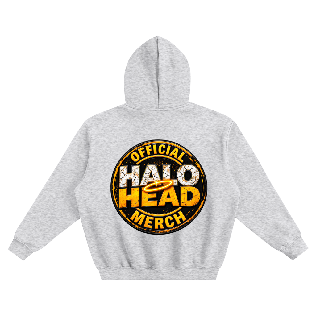 AR Halo Head Fleeced Boxy Hoodie