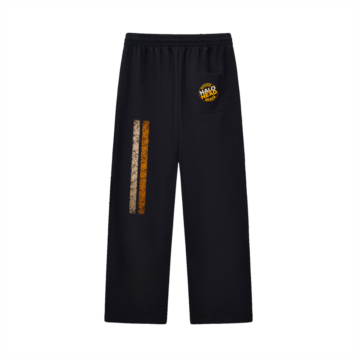 Halo Head Curved Stripe Straight Sweatpants