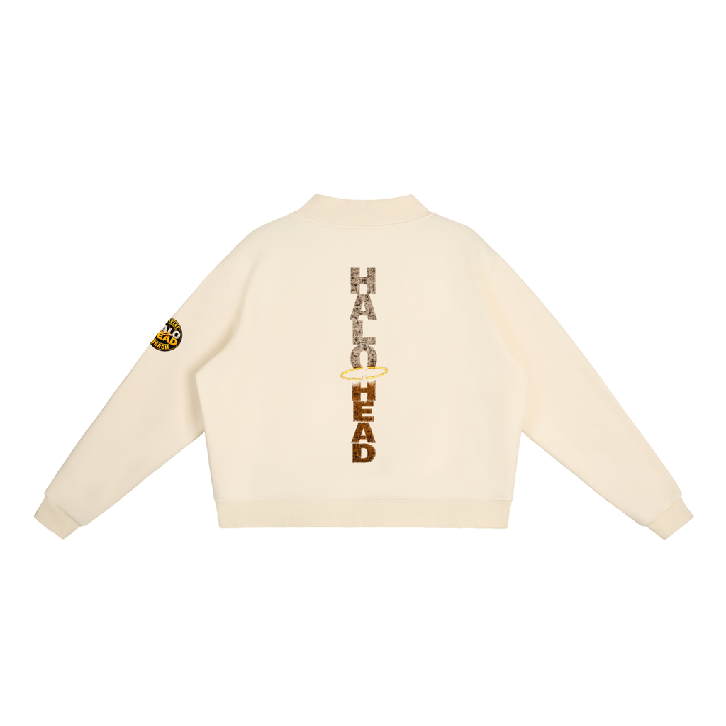 Halo Head Essential Fleece Mock-Neck Crew Sweatshirt