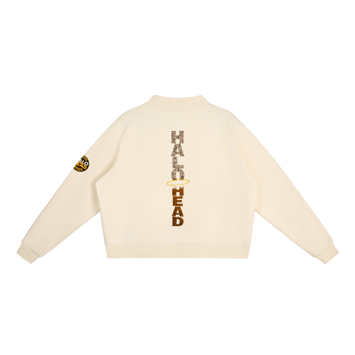Halo Head Essential Fleece Mock-Neck Crew Sweatshirt