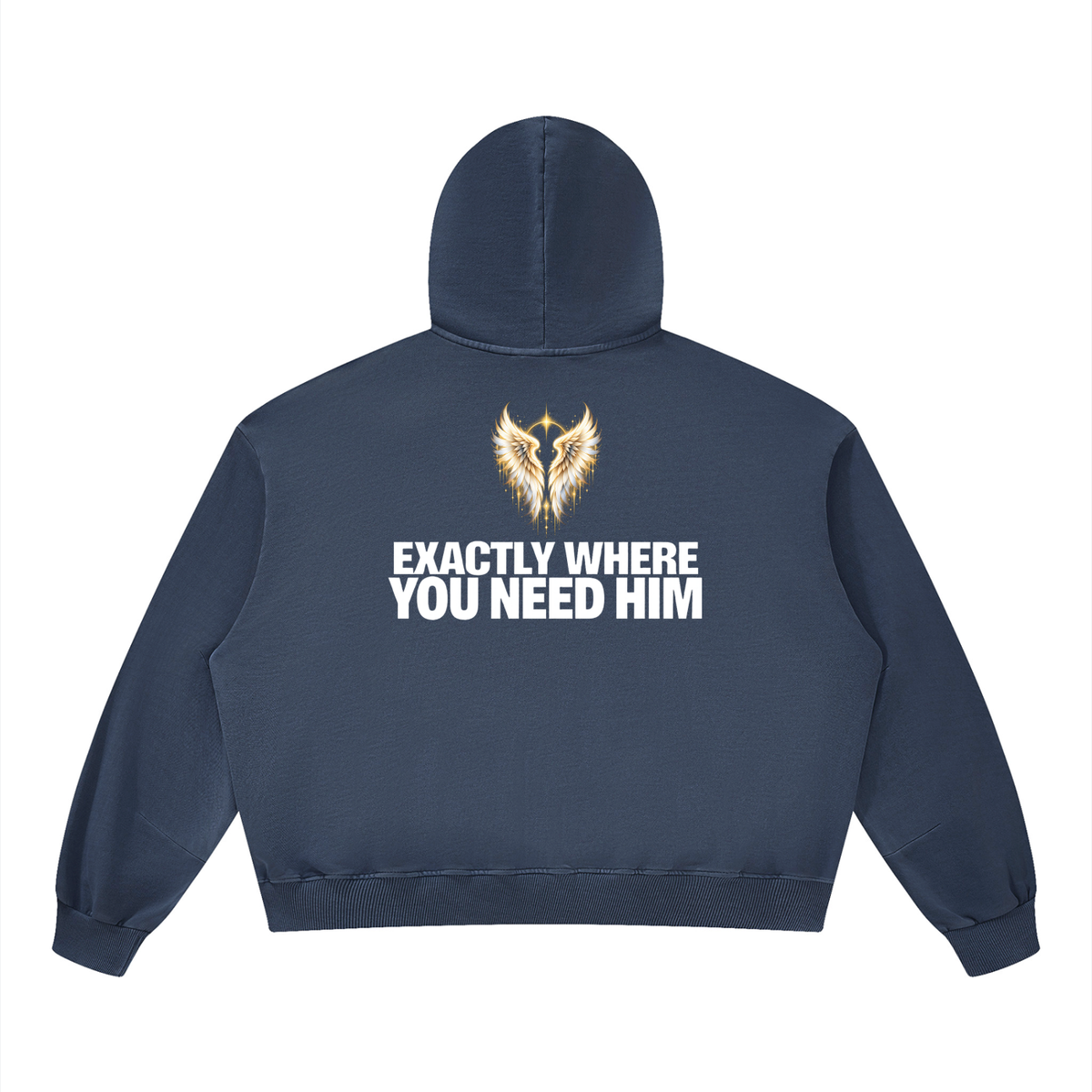 Unisex Boxy Vintage Washed Hoodie