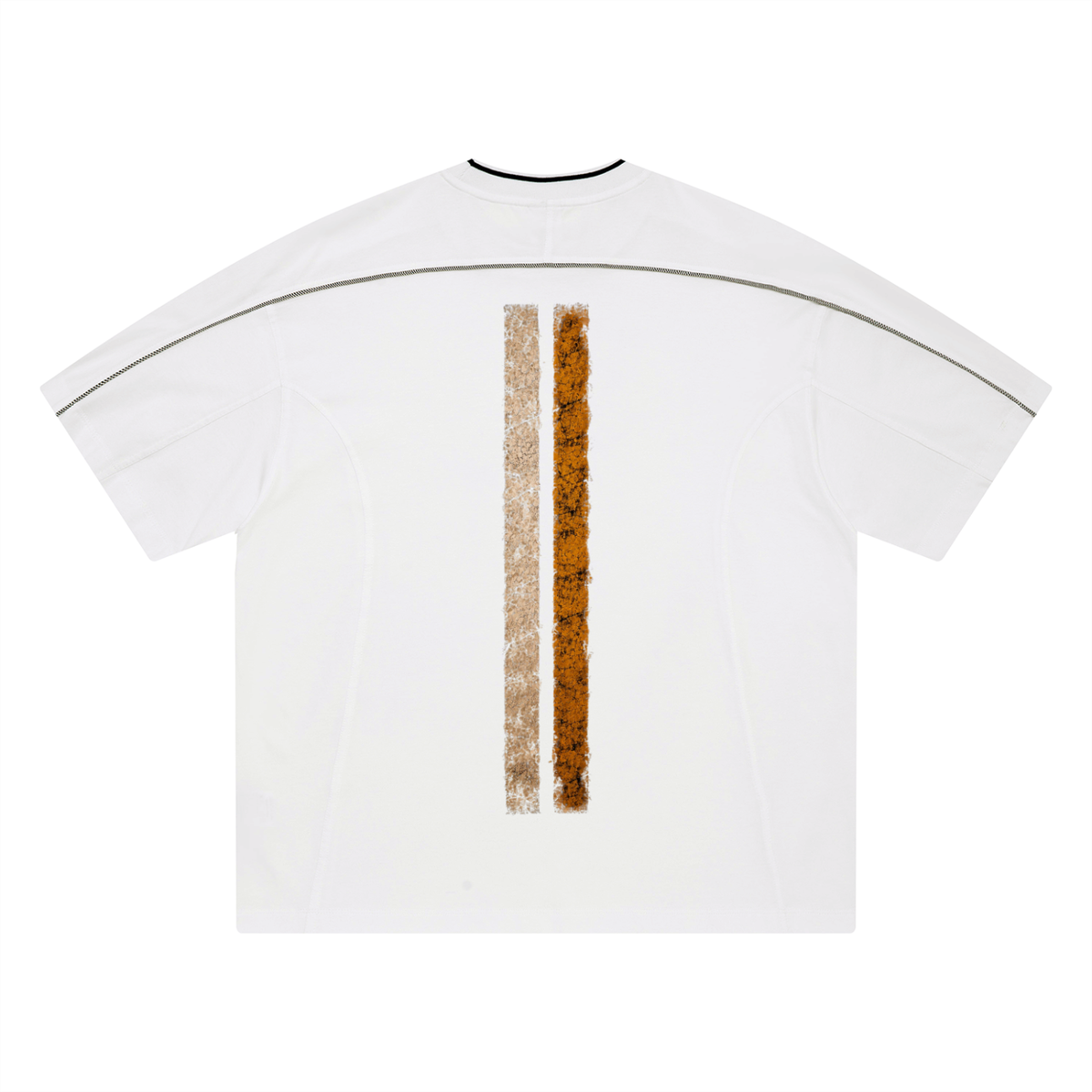 Unisex Halo Head Oversized Contrast Tape T-Shirt