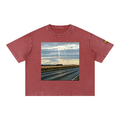 Halo Head Entangled Mineral Wash Boxy Cotton T-Shirt