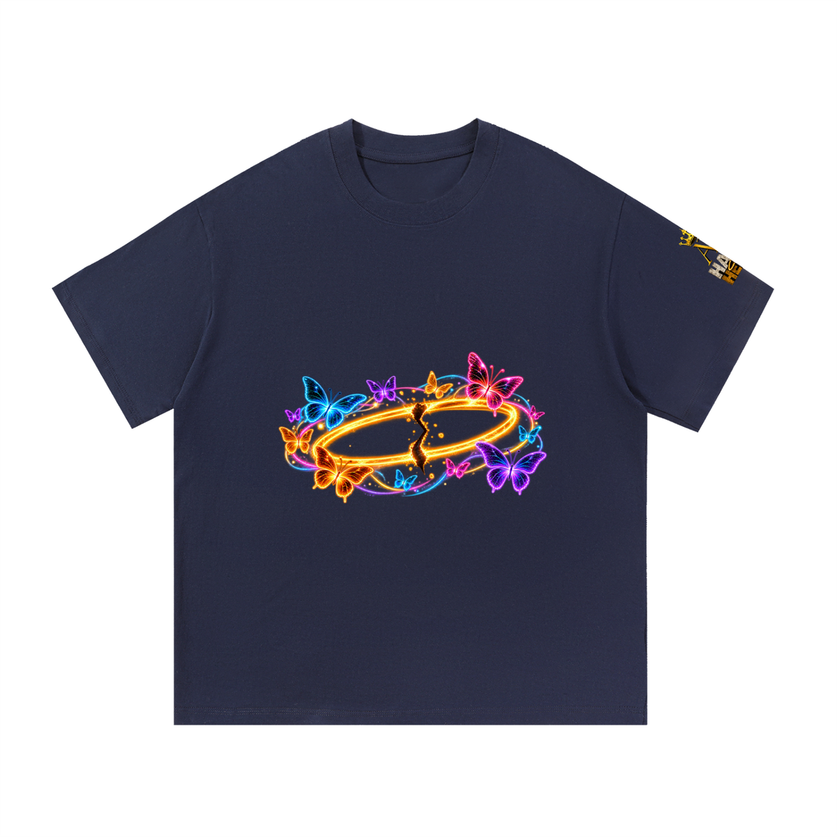 Halo Head Butterflies Essential Cotton T-Shirt