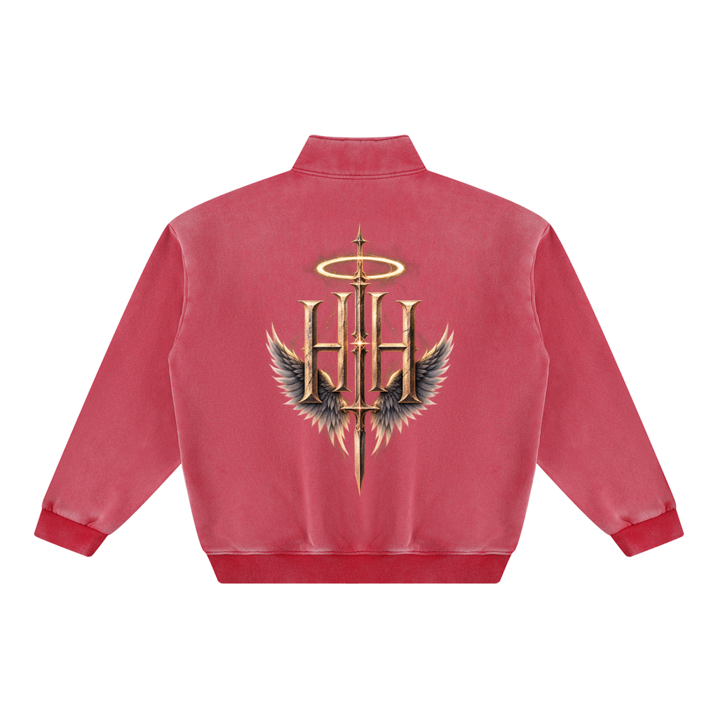 Unisex Vintage Wash Fleece Sweatshirt