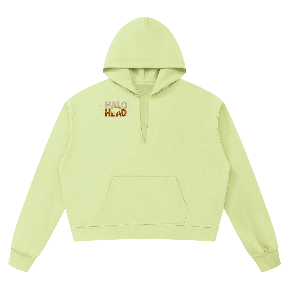 Halo Head: Holy Crap Unisex Boxy Raw Edge Hoodie