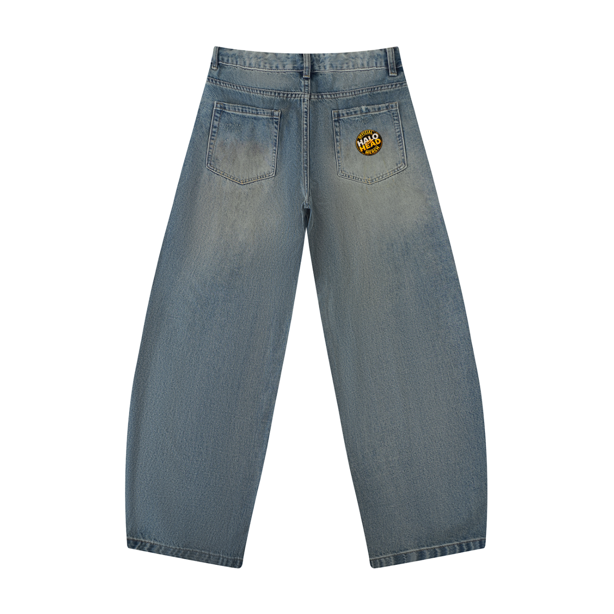 Agree to Disagree, Men's Distressed Barrel Leg Jeans