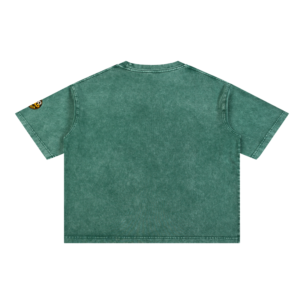 Halo Head Entangled Mineral Wash Boxy Cotton T-Shirt