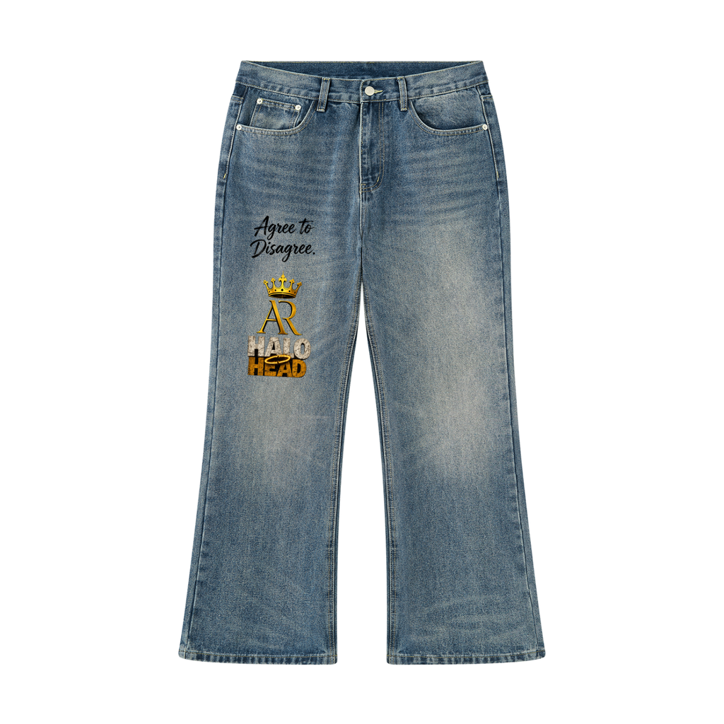 Men's Vintage Wash Denim Jeans