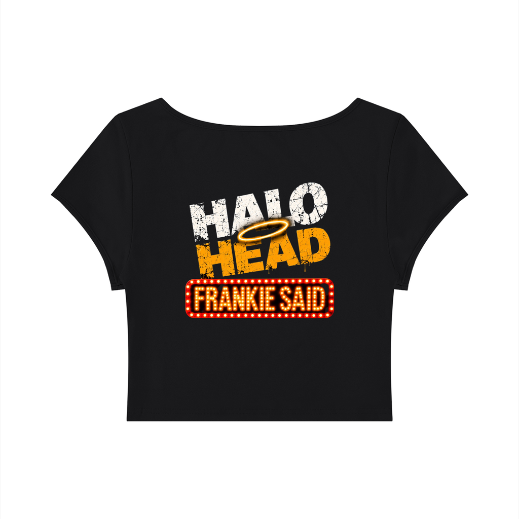 Frankie Said Women's Slim Cap Sleeve Crop T-Shirt