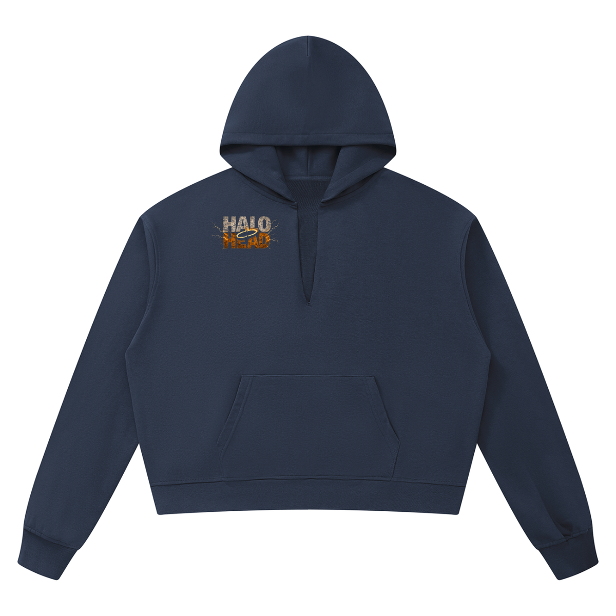 Halo Head: Holy Crap Unisex Boxy Raw Edge Hoodie