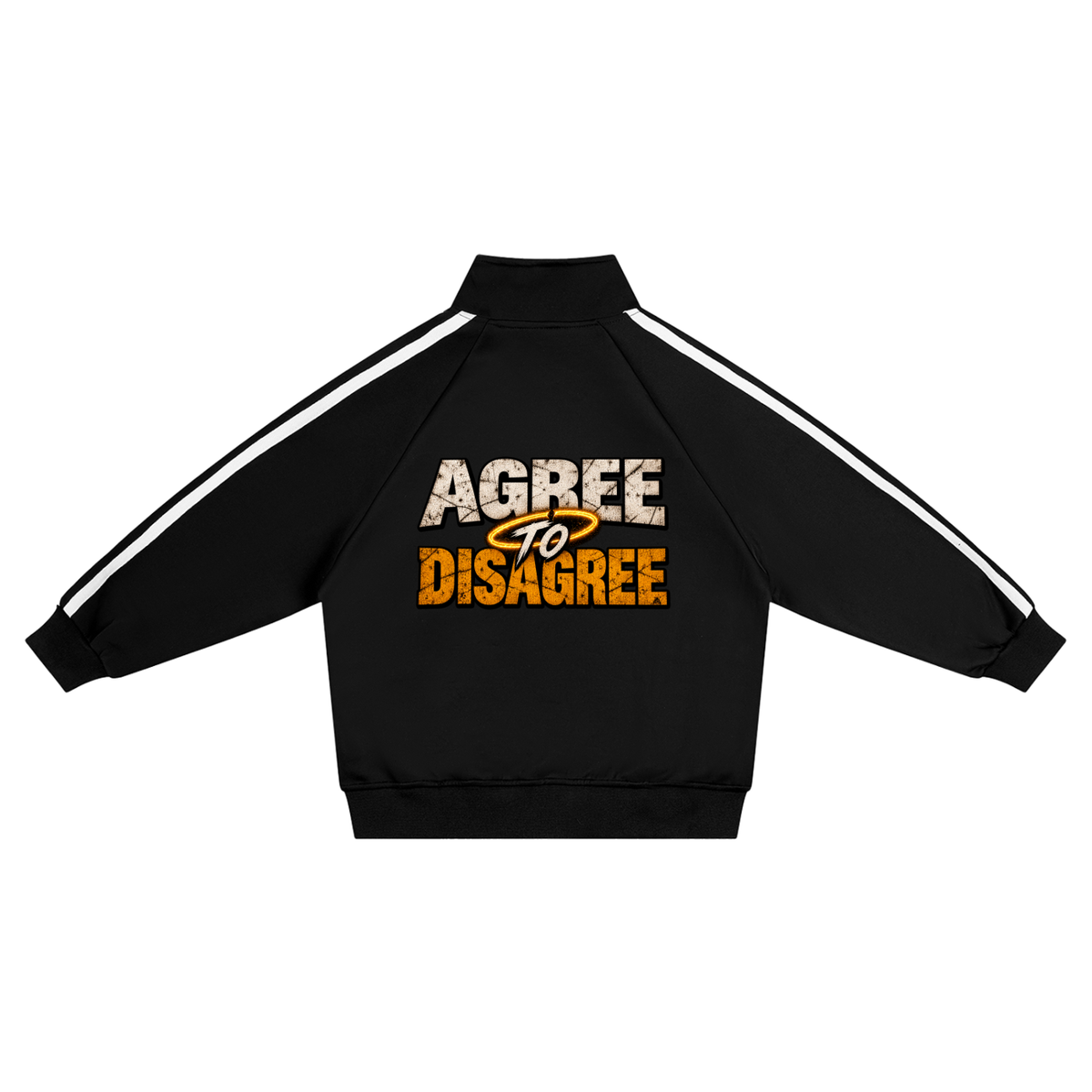 Agree to Disagree Kids’ Halo Contrast Tape Coach Jacket