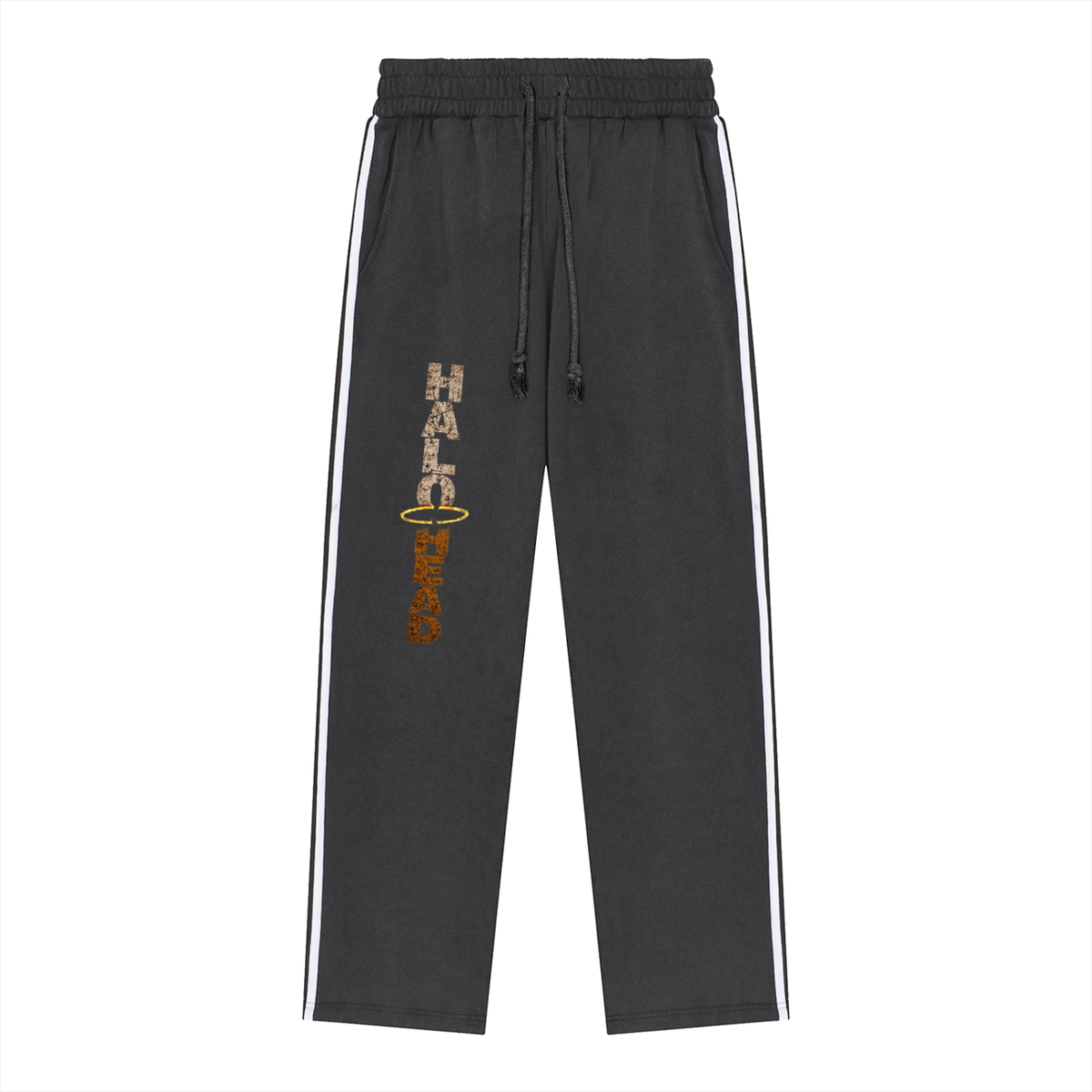 Halo Head: Snow Washed Contrast Tape Sweatpants