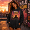 HALO HEAD "Like Kin" Heavyweight Sunfade Oversized Hoodie